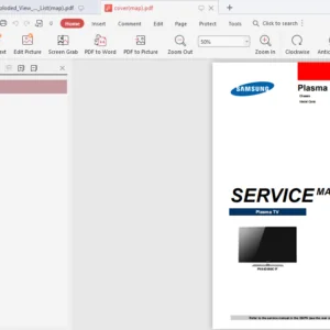 Samsung Pn64d550 Pn64d550c1f Pn64d550c1fxza Service Manual - PDF Download