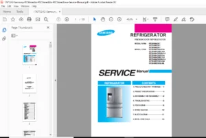 Samsung Rf25hmedbsr Rf25hmedbbc Rf25hmedbww Service Manual - pdf download