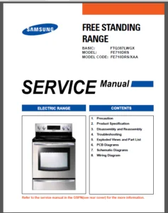 Samsung Fe710drs Service Manual Repair Guide - PDF DOWNLOAD