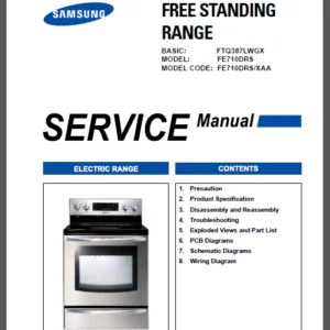 Samsung Fe710drs Service Manual Repair Guide - PDF DOWNLOAD