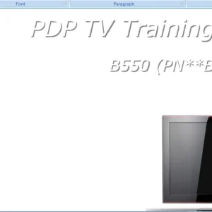 Samsung PN50B850 PN50B850Y1F Service Manual and Repair Guide - PDF Download