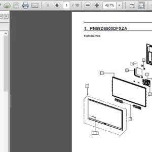 Samsung Pn59d6500 Pn59d6500df Pn59d6500dfxza Service Manual - PDF Download