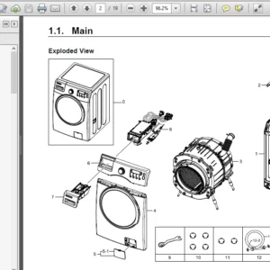 Samsung WF350ANW WF350ANR WF330ANW WF330ANB Service Manual & Repair Guide - PDF Download