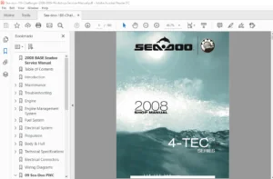 Sea doo 180 Challenger 2008 2009 Workshop Service Manual - PDF DOWNLOAD