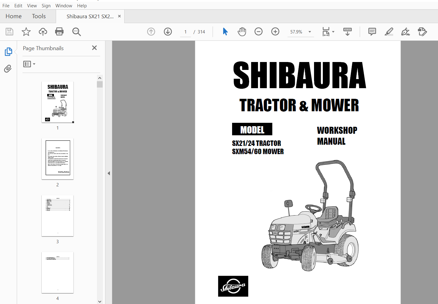 Shibaura Tractor Manual