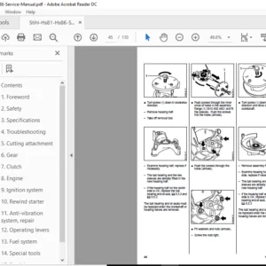 Stihl Hs81 Hs86 Service Manual - PDF DOWNLOAD