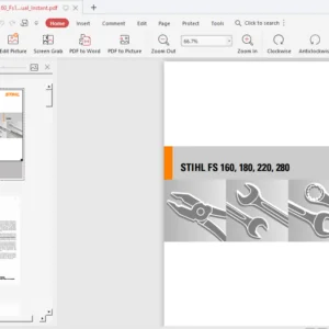 Stihl Fs160 Fs180 Fs220 Fs280 Workshop Manual - PDF DOWNLOAD