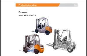 Still Diesel Lpg Forklift Truck Type Rx70 22 Rx70 25 Rx70 30 Rx70 35 7321 7330 Service Manual - PDF DOWNLOAD
