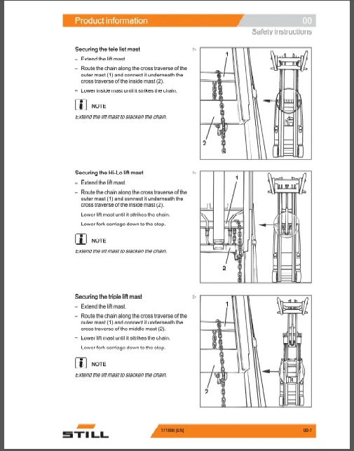 Still Diesel Lpg Forklift Truck Type Rx70 22 Rx70 25 Rx70 30 Rx70 35 7321 7330 Service Manual - PDF DOWNLOAD - Image 3