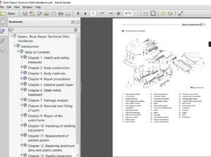 Subaru Body Technical Skills Handbook Service Repair Manual - PDF Download