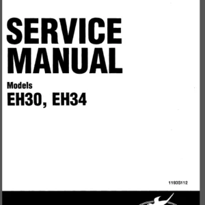 Subaru Robin Eh30 Eh34 Engine Service Repair + Parts Manual - PDF Download