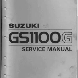 1982-1984  Suzuki GS1100G GS1100GL GS1100GK Service Manual - PDF Download
