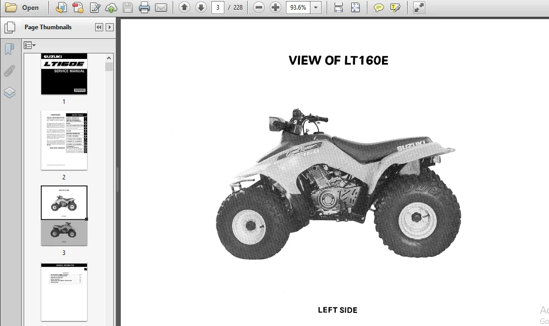 1990-2002  Suzuki Ltf160 Service Manual - PDF Download - Image 3
