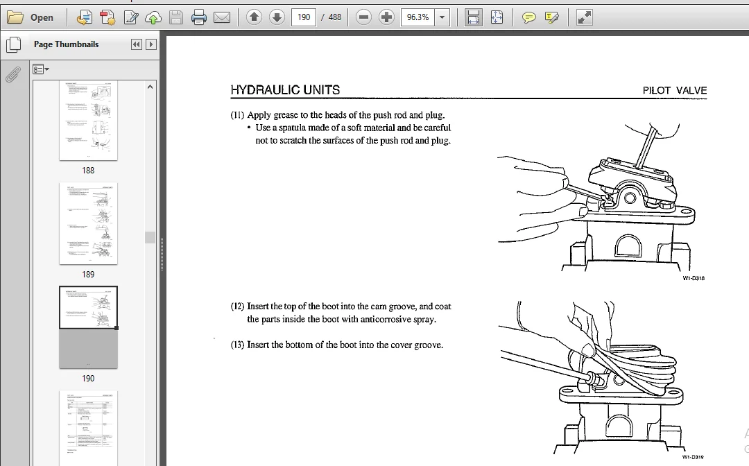 Takeuchi Tb070w Compact Excavator Service Repair Workshop Manual - PDF Download - Image 3