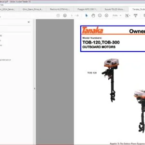 Tanaka Outboards Tob 120 300 Manual - PDF DOWNLOAD