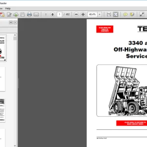Terex 3340 & 3345 Off Highway Truck Shop Manual - PDF DOWNLOAD