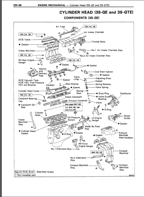 TOY 3SGE 3SGTE 5SFE 3S-GE 3S-GTE 5S-FE ENGINE SERVICE REPAIR MANUAL - PDF Download - Image 4