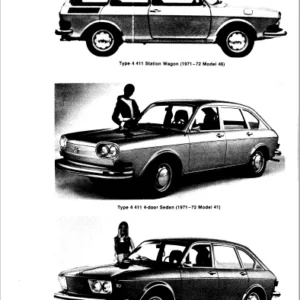 Volkswagen Fastback Squareback Shop Manual 1970 - 1974 - PDF DOWNLOAD