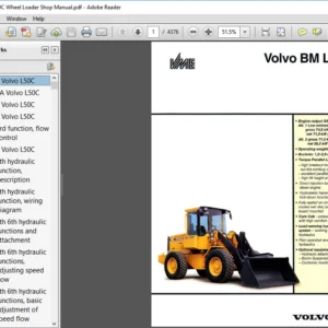 Volvo BM L50C Wheel Loader Shop Manual - PDF DOWNLOAD