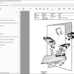 Volvo Bm L50 Wheel Loader Parts Manual - PDF Download