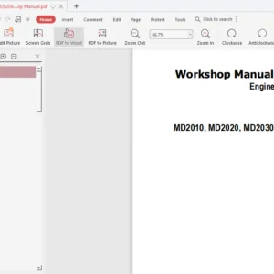 Volvo Md2020a Md2020b Md2020c Marine Engine Service Repair Manual - PDF Download