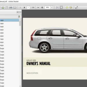 Volvo V50 2008 Owners Manual  - PDF DOWNLOAD