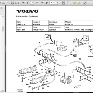 Volvo Bm L330c Ll Wheel Loader Service Parts Catalogue Manual - PDF Download