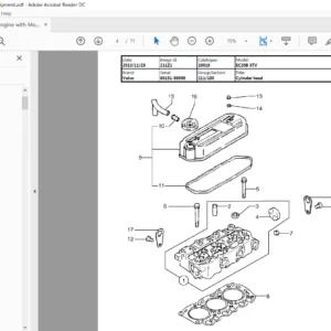 Volvo Ec20b Xtv Ec20bxtv Compact Excavator Service Parts Catalogue Manual - PDF Download