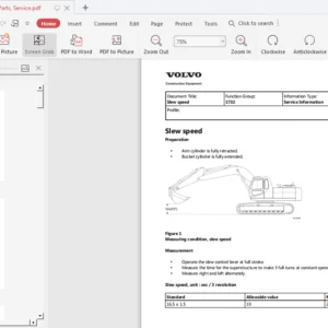 Volvo Ec290 Lc Ec290lc Excavator Service Repair Manual - PDF DOWNLOAD
