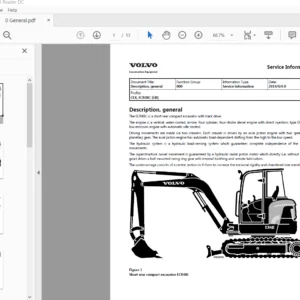 Volvo Ecr48c Compact Excavator Service Manual - PDF Download