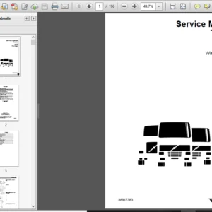 Volvo Fe Truck Wiring Diagram Service Manual (June 2009)  - PDF Download