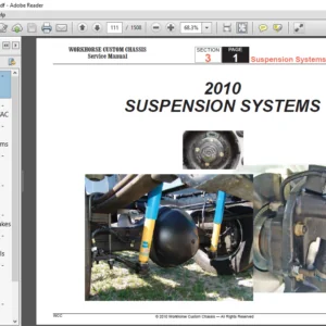 Workhorse W Series Truck Shop Manual 2010 - 2012  - PDF DOWNLOAD