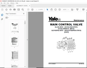Yale B910 Glc20vx Glc25vx Glc30vx Glc35vx Lift Truck Service Repair Manual Europe - PDF DOWNLOAD