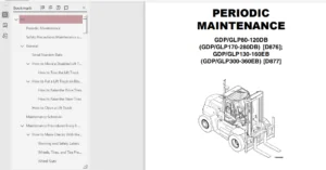 Yale D876 Gdp Glp170 280db D877 Gdp Glp300 360eb Lift Truck Service Repair Manual - PDF DOWNLOAD