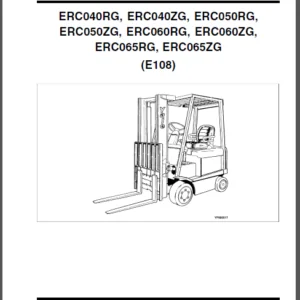 Yale E108 Erc040rg Erc040zg Erc050rg Erc050zg Erc060rg Erc060zg Erc065rg Erc065zg Lift Truck Parts Manual - PDF DOWNLOAD