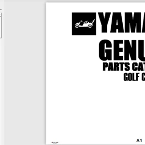 Yamaha Golf Carts Parts Manuals 1979 - 2004 - PDF DOWNLOAD