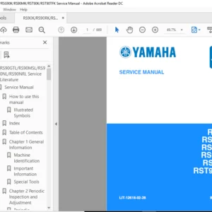 Yamaha RS90K RS90RK RSG90K RS90MK RST90K RST90TFK Service Manual - PDF Download