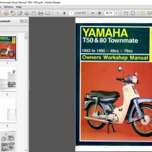 1983-1995 Yamaha T80 Townmate Service Repair Manual - PDF Download