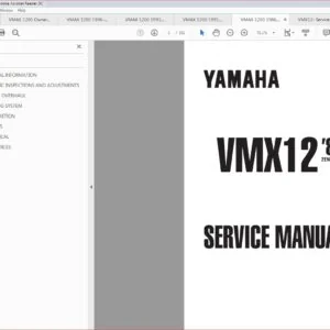 Yamaha Vmax VMX12 Shop Manual 1986 - 2004 - PDF DOWNLOAD