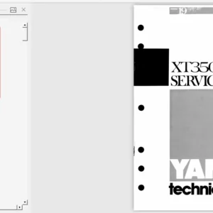 Yamaha XT350 & TT350 Shop Manual 1986 - 1999 - PDF DOWNLOAD