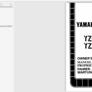 Yamaha Yz80 Service Repair Manual - PDF DOWNLOAD