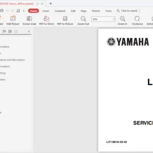 Yamaha F350B  LF350B Service Manual - PDF DOWNLOAD
