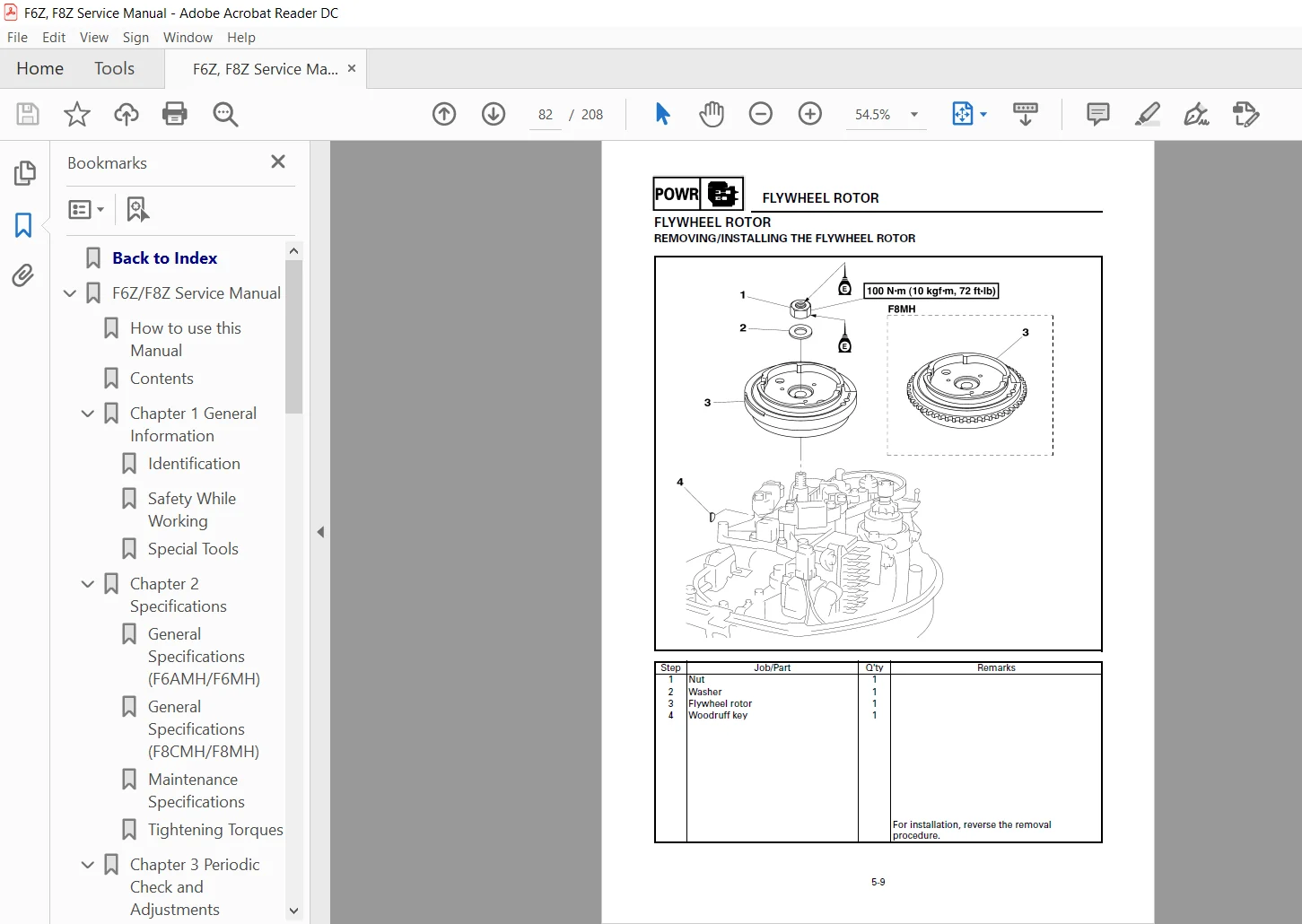 Yamaha outboard service manual F8C PID Range: 60R-1016506Current Mfg April 2005 and newer - PDF Download - Image 4