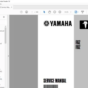 Yamaha outboard service manual F8C PID Range: 60R-1016506Current Mfg April 2005 and newer - PDF Download