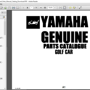 Yamaha G1 Am Am5 Golf Cart Parts Catalog Manual - PDF Download