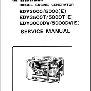 Yamaha Generator Service Repair Manual Edy3000 Edy3500 - PDF Download