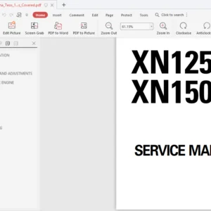 Yamaha MBK  Xn125 Xn150  Service Manual - PDF Download