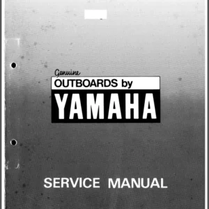 Yamaha Outboard 2sg Service Repair Maintenance Factory Professional Manual - PDF DOWNLOAD