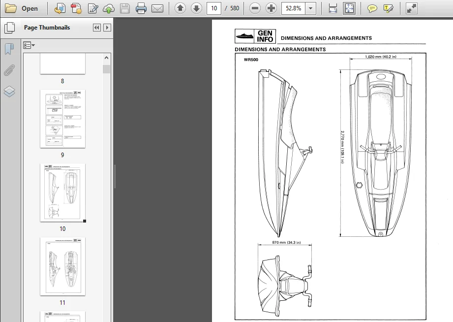 Yamaha Wavejammer Wave Jammer 500 Wj500 87-91 Service Repair Workshop Manual Instant Download - Image 4