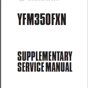 2003-2009  Yamaha Wolverine 2wd 4wd Atv Service Repair Manual - PDF Download